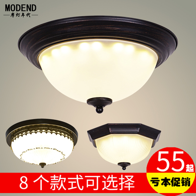美式鄉(xiāng)村LED吸頂燈 點(diǎn)亮?xí)r尚簡約的家居藝術(shù)